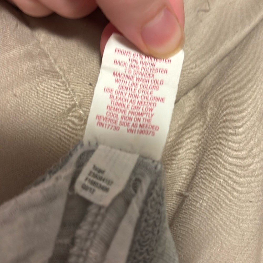 women’s gray and white stripe tank - Picture 6 of 7
